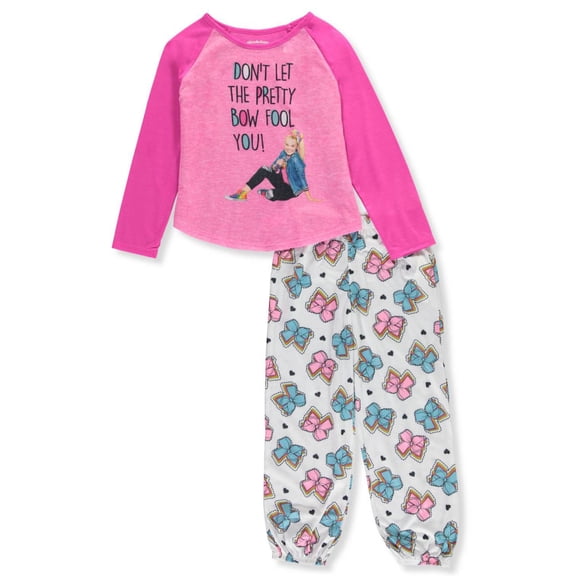 Jojo Siwa Girls' Pretty Bow 2-Piece Pajamas (Big Girls)