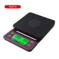 thumbnail image 2 of tooloflife Mini Timer Scale Digital Kitchen Coffee Scale LCD Display with ABS Platform (Battery not Included), 2 of 8