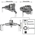 thumbnail image 2 of Oil Filter Wrench 3 Arms Two Way Oil Filter for Diameter 53-108MM Car Disassembly Tools, 2 of 5