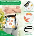 thumbnail image 4 of Yayeee Waist Apron with Pockets for Cooking Waterproof Half Server Aprons, Colorful Retro Floral, 4 of 7