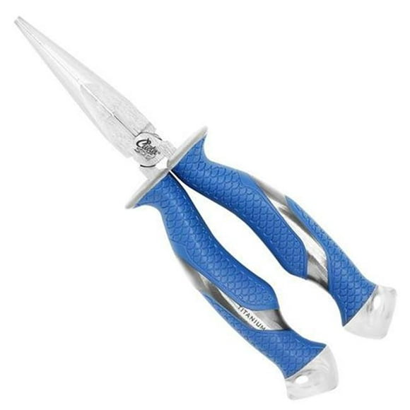 Cuda Brand Fishing Products 18828 Titanium Bonded Pliers - 8.75 in. Needle Nose
