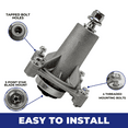 thumbnail image 2 of Jeremywell Spindle Assembly Replaces 587253301 Husqvarna Mandrel Craftsman 46"48"54" (2PCs), 2 of 6