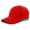 Red, variant on Brushed Cotton Twill Hook-And-Loop Adjustable Cap 101C Red Os