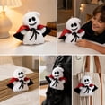 thumbnail image 5 of Aoznliie Halloween Plush Toy, Embroidered Ghost Soft Toy with Hanging Loop, 17.7 inch Cute Stuffed Toy for Party Gift, White, 5 of 6