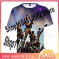 thumbnail image 3 of Camiseta navideña con diseño de juego de batalla de la noche del bosque en 3D, ropa de calle para niños, hombres y mujeres, camiseta Harajuku, ropa para adolescentes, 3 of 5