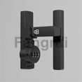 thumbnail image 4 of For 180 Degree Barn Door Lock Latch Fluorescent Secure Your Home, 4 of 5