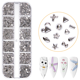 thumbnail image 3 of Estrela Nail Rhinestones de colores mezclados, Flatback Nail Art Rhinestone para Nail Art DIY, 3 of 5