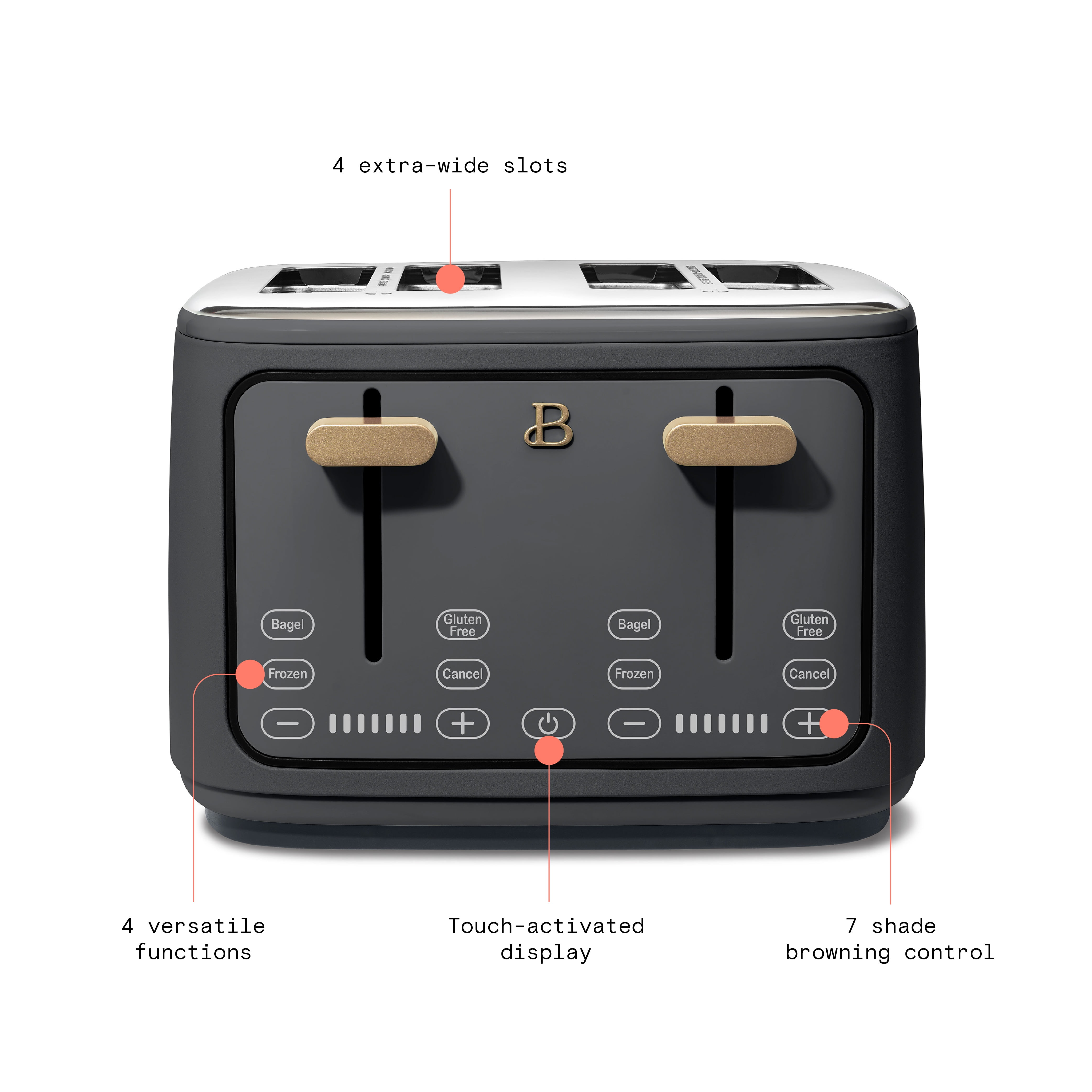 Beautiful 4-Slice Toaster with … curated on LTK