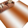 thumbnail image 3 of Burnt Orange Ombre 6x9 Area Rugs, Abstract Art Modern Orange Gradient Non-Skid Rubber Backing Large Rectangle Rugs - Living Room Bedroom Home Office, Indoor Floor Mat Carpets Washable Rug, 3 of 9