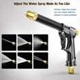 thumbnail image 5 of DEXIMRO Hose Gun Sprayer Nozzle Heavy Duty - High Pressure Garden Power Water Jet Head Washer for Outdoor, Car, Lawn, Commercial Wash with Brass Head and Bronze Quick Connect Attachment, 5 of 8