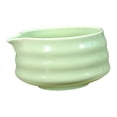 thumbnail image 4 of Tazón de cerámica de cerámica china con boquilla de té de utensilios hechos a mano de té que preparan de mezcla de matcha para restaurante de comedor Verde, 4 of 8