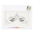 thumbnail image 2 of Khall Face Rhinestones Sticker,Glitter Eyes Face Rhinestones Sticker Festival Makeup Temporary Face Stickers Decorations, 2 of 8