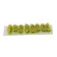 thumbnail image 1 of KLKCMS Miniature Flower Vegetation Groups Military Model Stage DIY Material Yellow, 1 of 9
