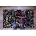 thumbnail image 3 of Satanic Rugs, Bathroom Rug, Entryway Rug, Small Rug, Kitchen Rugs, Modern Rug, Satanic Rug, Horror Rugs, Gift For The Home Rug, Man Cave Rug, 2.6'x4' - 80x120 cm, 3 of 6