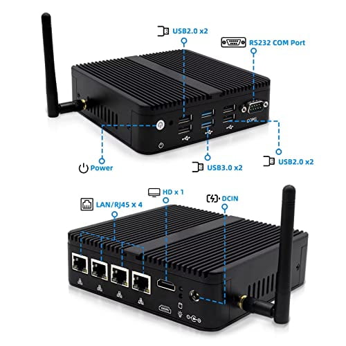 Linux Firewalls Network Security Server VPN Router J4125 Micro