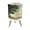 Color 4, variant on Small Trash Can with Lid Moon Starry Night Sky Turquoise Nebula Cosmic Space 1.8 Gallon Dog Proof Trash Can Round Garbage Can Waste Bin Wastebasket for Bathroom Bedroom Living Room
