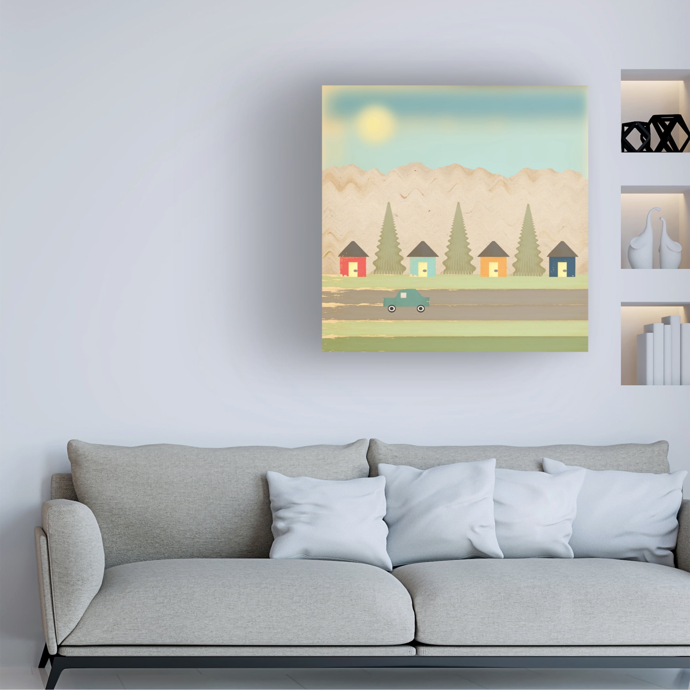 Trademark Fine Art 'The Drive' Canvas Art by Tammy Kushnir