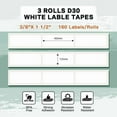 thumbnail image 2 of YANI- Phomemo 3 Rolls Circle White Square 12 X 40 Mm Self-Adhesive Thermal Labels, 2 of 6