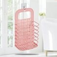thumbnail image 6 of PONPRNGY Clothing Storage Bins Laundry Basket Wall Mounted Rack: Plastic Small Dirty Laundry Hamper Basket Hanging Laundry Basket with Handle for College Dorm, 6 of 6