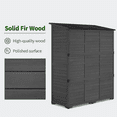 thumbnail image 7 of MCombo Large Outdoor Storage Shed with 6 Shelves, Outside Tool Wooden Storage Cabinet, 1738, 7 of 7