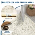 thumbnail image 4 of Garvee 8'x10' Vintage Area Rugs Washable Rugs, Non Slip Low Pile Rug Stain Resistant Contemporary Indoor Soft Carpet for Living Room Bedroom Dining Room, Beige, 4 of 8