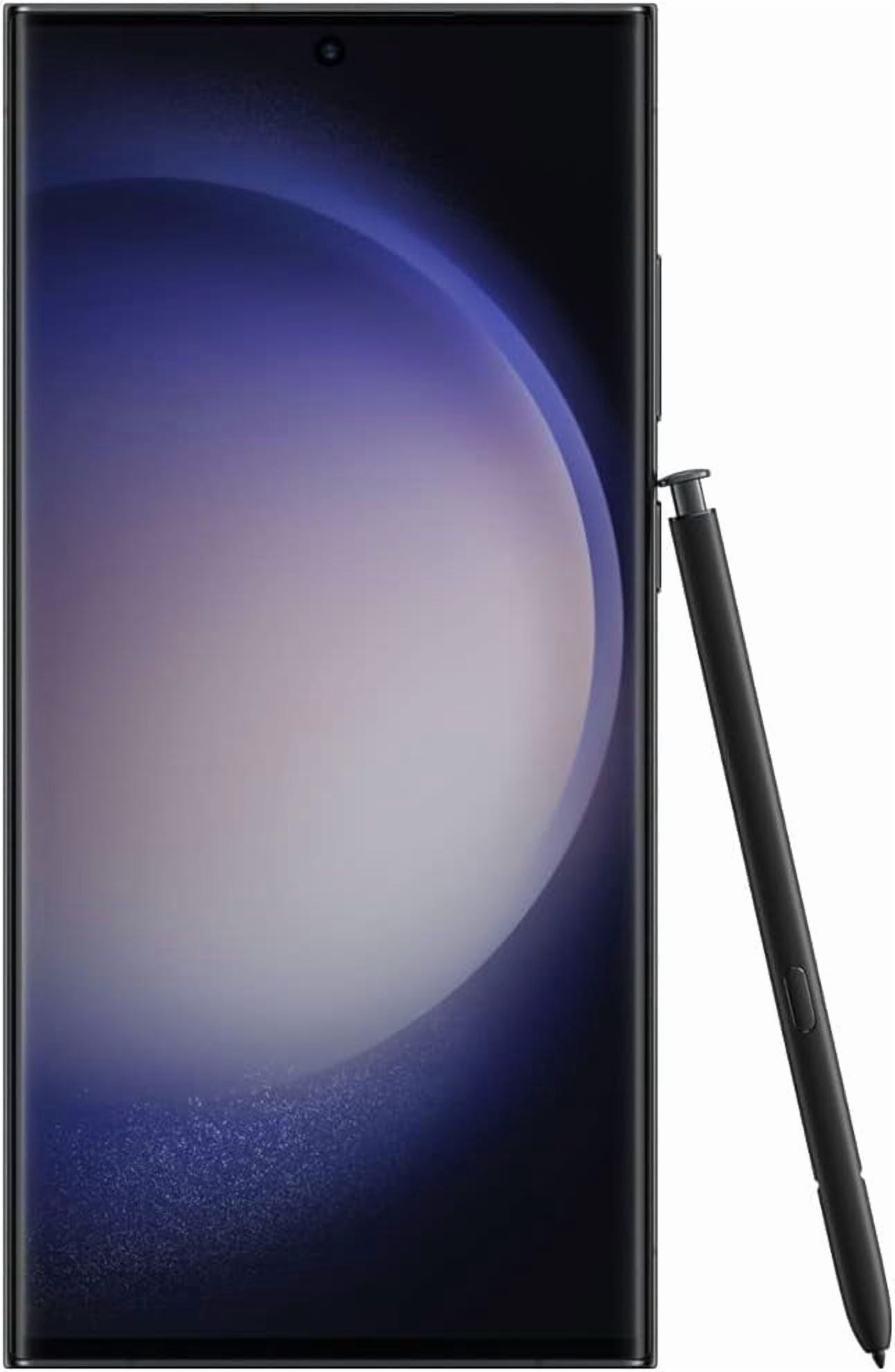 Samsung Galaxy S23 Ultra 5G S918U Unlocked Cell Phone, 256GB, 8GB RAM, 5000 mAh, Phantom Black
