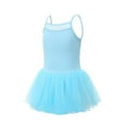 thumbnail image 2 of MIASHUI Toddler Girls Sleeveless Ballet Leotards Dresses Dance Skirt Ballerina Tutu Outfits,Blue,2-3 Years, 2 of 9