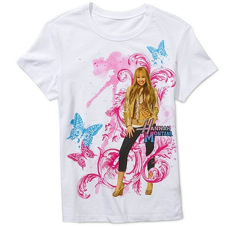 Disney - Juniors Hannah Montana Flourish Tee