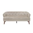 thumbnail image 4 of Leumius 73.6" 3-Seater Sofa, Modern Tufted Upholstered Couch Comfy Upholstered Sofa for Living Room, Apartment, Brown, 4 of 9