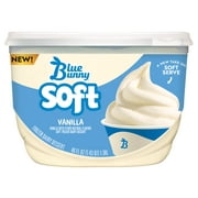 Blue Bunny Soft Vanilla Flavored Frozen Dessert, 46 fl oz