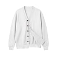 thumbnail image 5 of cllios Cardigan Sweaters for Men V Neck Casual Lightweight Button Down Knitted Cardigan Sweater Solid Color Long Sleeve Cardigans White S-XXXL, 5 of 6
