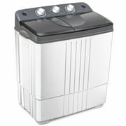 Gymax Portable Washing Machine Compact Twin Tub 20 lbs Capacity Washer Spinner