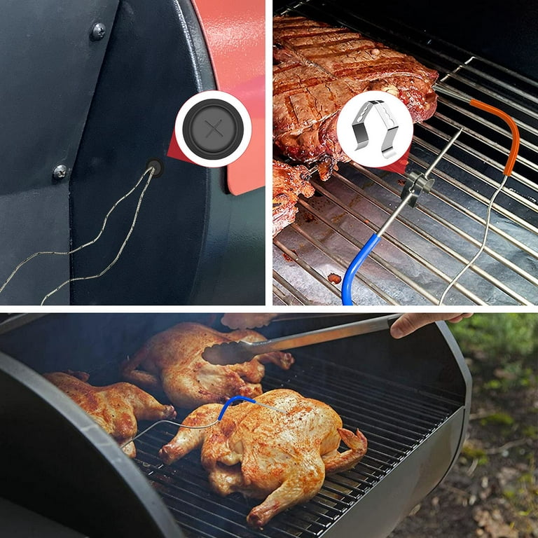 2-Pack Replacement Meat Probe for Traeger Pellet Grill, Comes with Probe  Grommet and Temperature Probe Clip