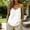 White, variant on Womens Cotton Linen Tank Tops Summer Casual Sleeveless V Neck Camisole Loose Fit Spaghetti Strap Blouse Black L