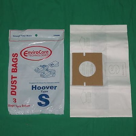 Hoover Style S Canister Vacuum Bags Power Turbo Max Spectrum Windtunnel Type Vac [36 Bags]