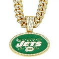thumbnail image 2 of Hip Hop Cuban Chains letters JTTES Pendant Necklace With 15mm Miami Cuban Chain Iced Out Bling HipHop Necklaces Fashion Jewelry, 2 of 6