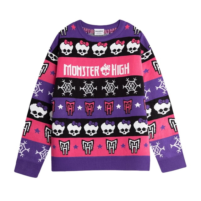 Monster High Chandails de Noël Laids pour Femmes & Flocon de Neige