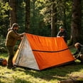 thumbnail image 4 of Portable Emergency Shelter Tent, Reflective Thermal Camping Shelter, Waterproof Windproof Cold Weather Outdoor Rescue Tent, Compact Heat Retaining Bivy, 4 of 6