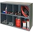 thumbnail image 3 of Durham 396-95 12 in. Steel 8 Opening Bin for Small Part Storage, Gray, 3 of 3