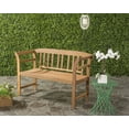 thumbnail image 2 of Safavieh Porterville Indoor/Outdoor Modern 2 Seat Garden Bench, 2 of 7