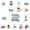 A, variant on 16 PCS 2026 Graduation Car Decoration, 2026 Refrigerator Garage Door Stickers, Class of 2026 Graduation Car Decal for Parade Decor, Graduation Party Supplies, Gift