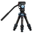 thumbnail image 1 of Sirui Am-223L Mini Trípode De Vídeo Con Cabezal Fluido Va-5 Trípode De Viaje De Fibra De Carbono Con Base Niveladora Para Cámara Dslr Videocámara Altura Máxima 17,5 Carga Hasta 6,6 Libras, 1 of 1