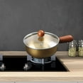 thumbnail image 6 of Sauce Pan Nonstick Cookware with Wooden Handle for Boiling Noodles Milk Egg in Household Kitchens, 6 of 8