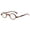 Brown, variant on Agstum Classic Small Oval Reading Glasses Lightweight Plastic Retro Round Steampunk Readers for Men Women 38mm Lens