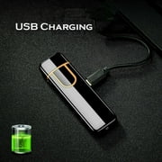 Dual Arc Plasma Lighter Electric Flameless Windproof USB Rechargeable Lighter US