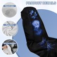 thumbnail image 4 of ZUXONGSY Car Seat Cover Towel Dragonfly Rose Print Auto Front Seat Covers Washable Towel Bucket Seat Covers Gift for Car Outdoor Sport Activities, 4 of 8