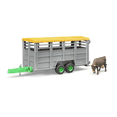 thumbnail image 1 of No name - 2-axle cow trailer with cow figure 02227 BRUDER, 1 of 10