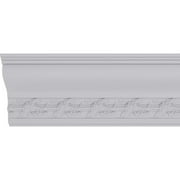 9 1/8"H x 3 7/8"P x 9 7/8"F x 94 1/2"L, (6" Repeat), Southampton Acanthus Crown Moulding