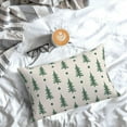 thumbnail image 3 of Christmas Pillow Covers 12x20 Set of 2, Christmas Decor Pillowcase Xmas Tree Geometric Green Throw Pillows Winter Holiday Farmhouse Outdoor Cushion Covers Christmas Decorations for Couch Home, 3 of 6