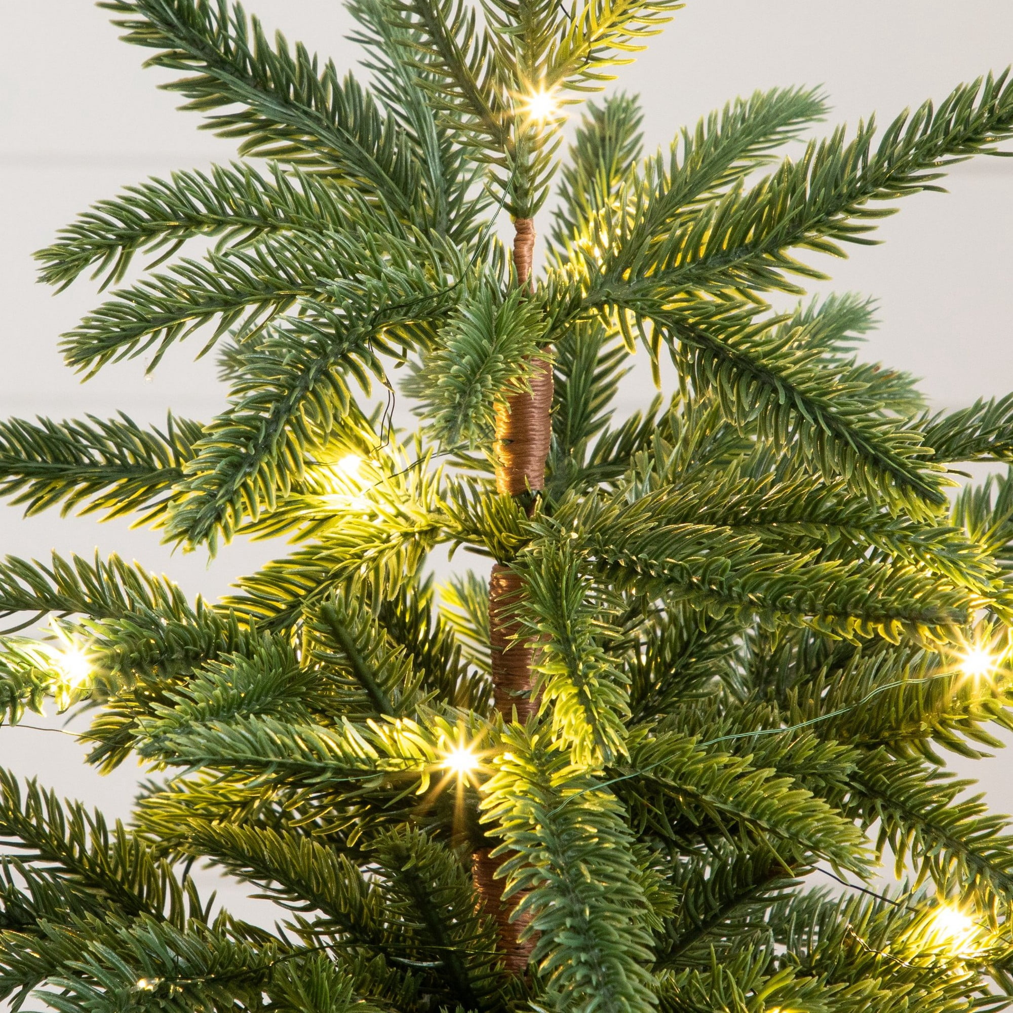 18in. Pre-Lit Artificial Christmas Tree with 12 LED Lights